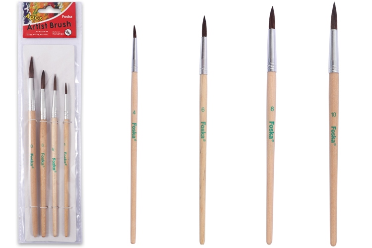Different Size Artist Brush