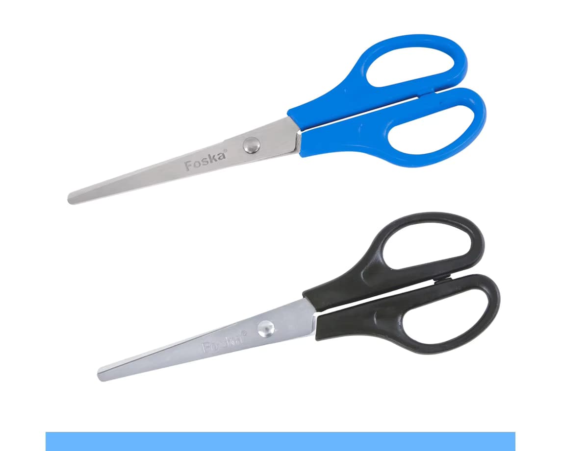 Black Blue Office Scissors 