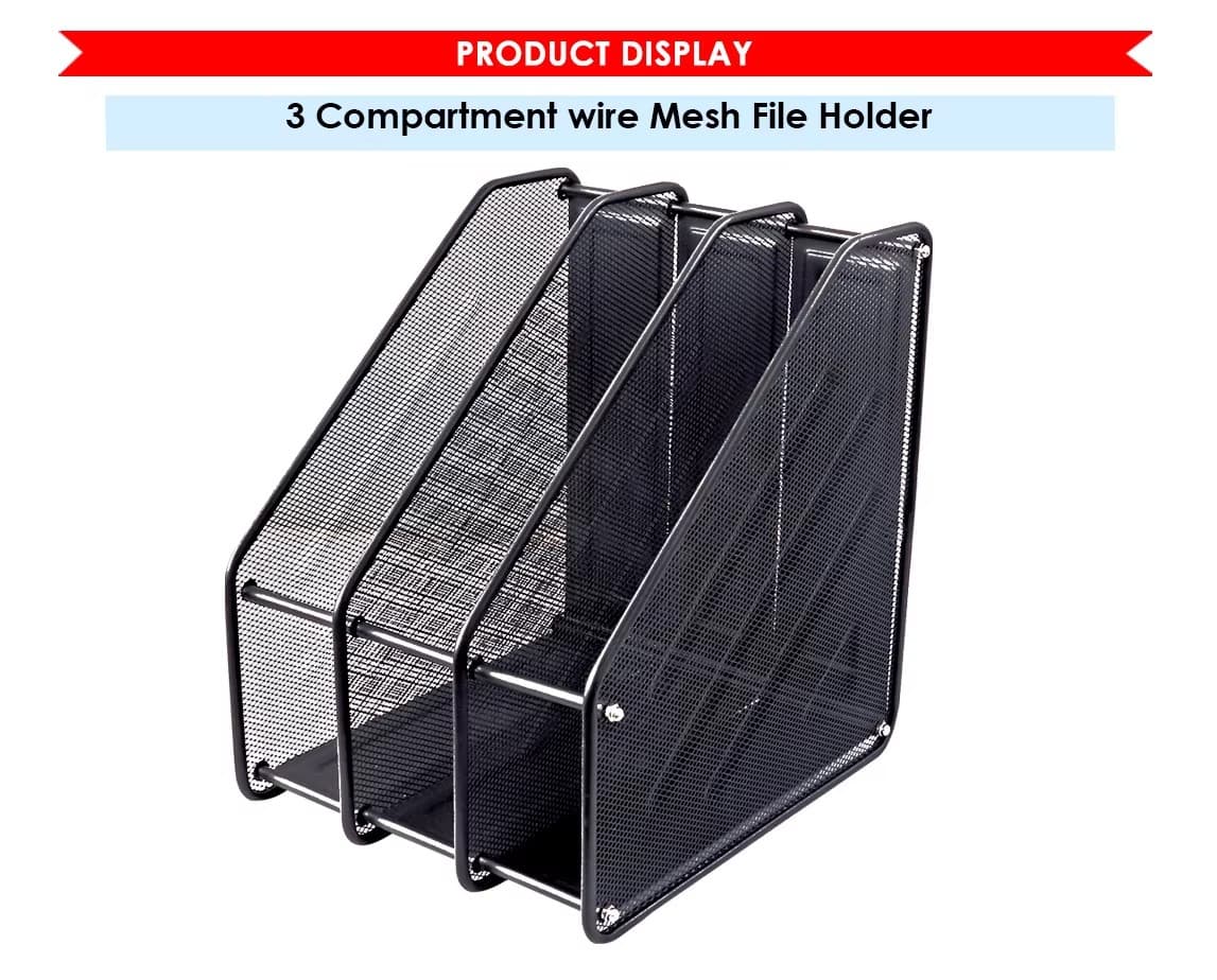 3 Compartment File Holder 3 Compartment File Holder