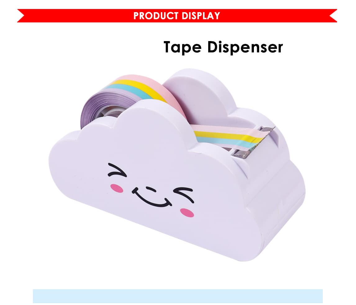 Rainbow Colors Tape Dispenser