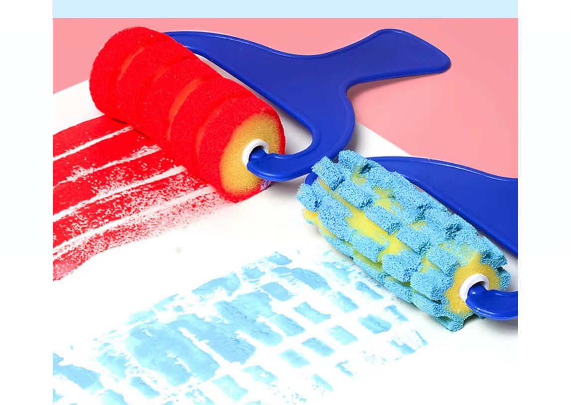 sponge DIY painting brushes