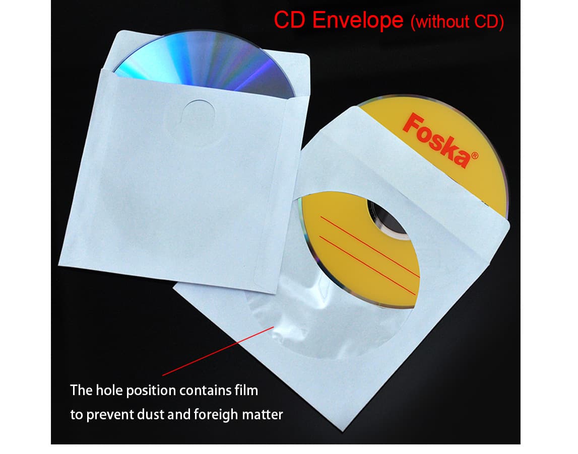 paper envelope for CD