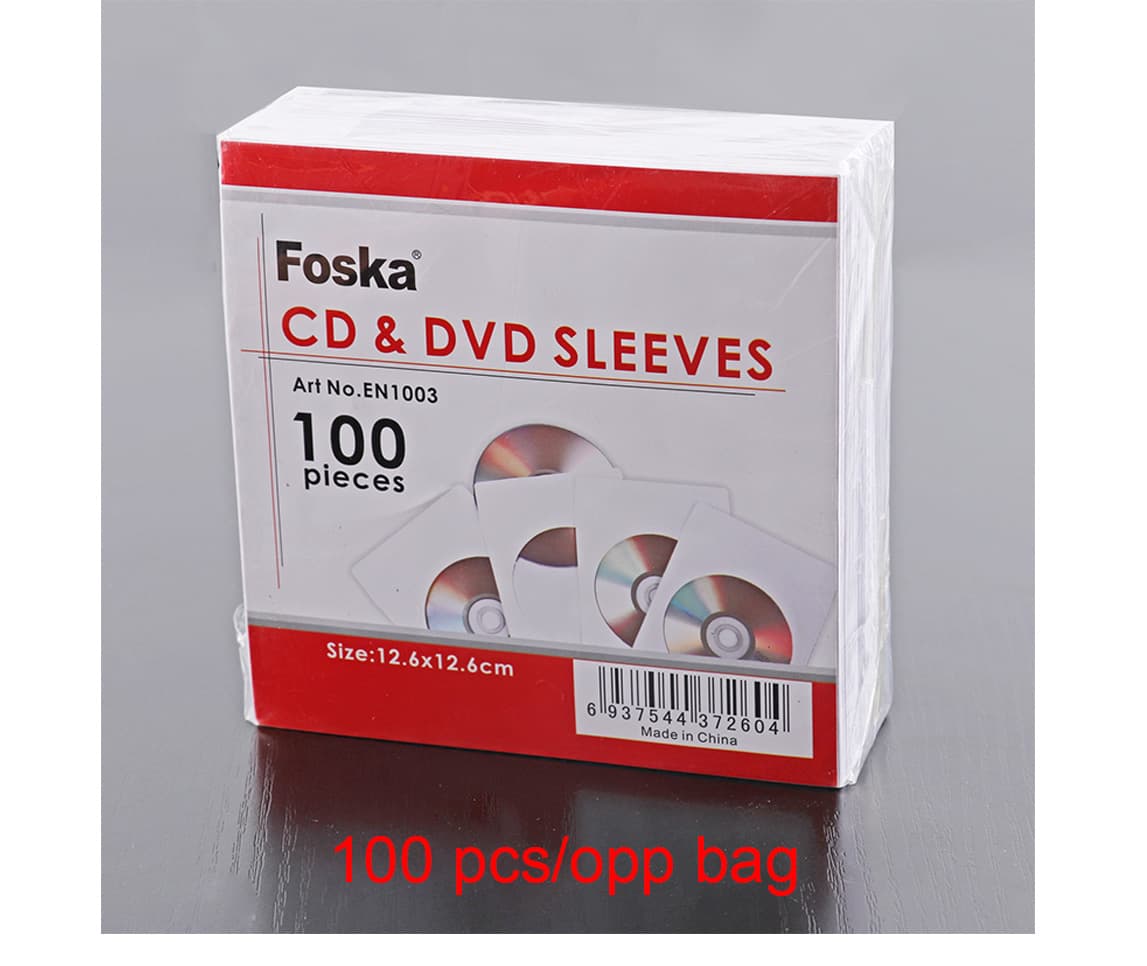 White Paper CD Envelope