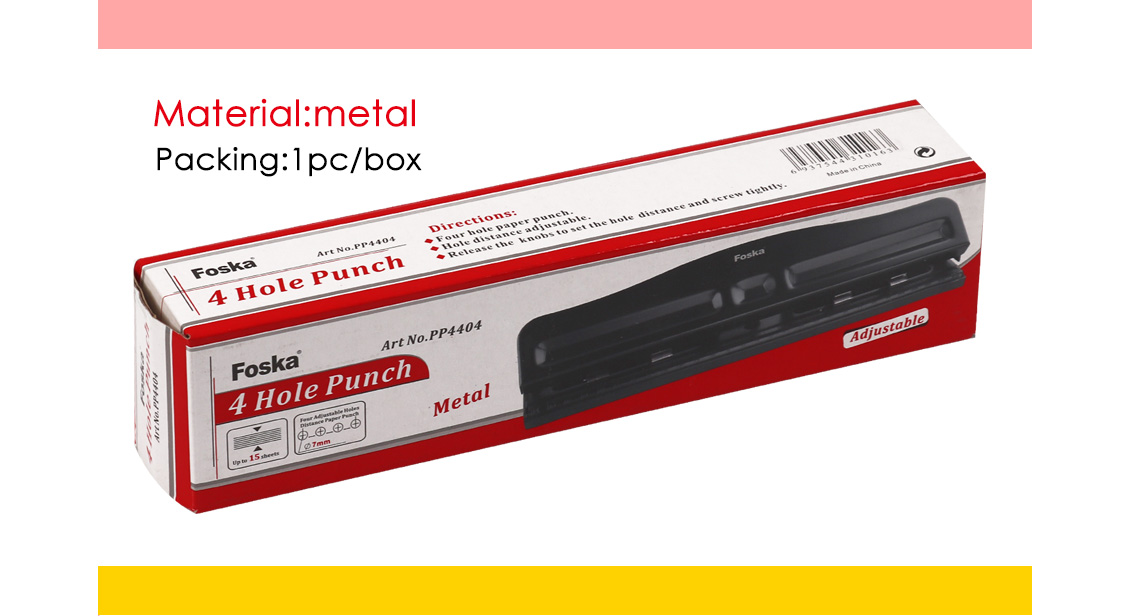 Labor saving paper punch