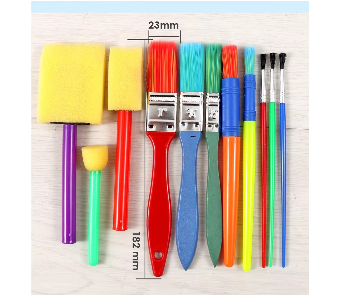 plastic artist brush