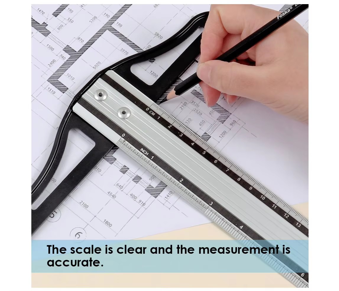 Multi Functional Aluminum Alloy Ruler