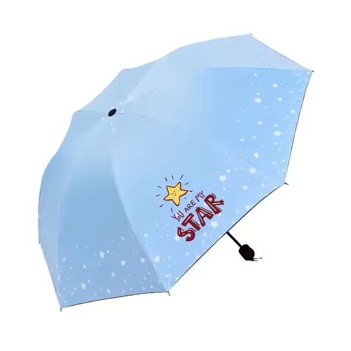 Colorful 3 Folding Umbrella
