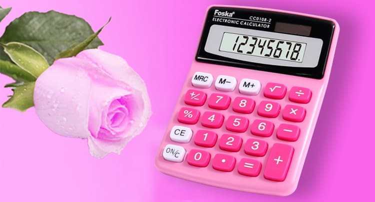 pink calculator