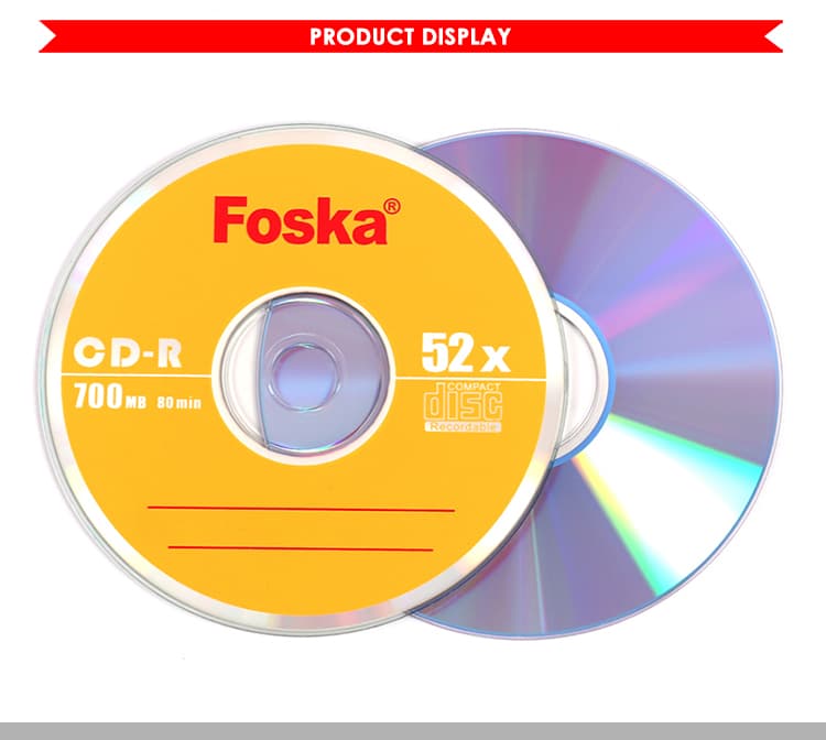 700MB CDR Disk 52X CD 