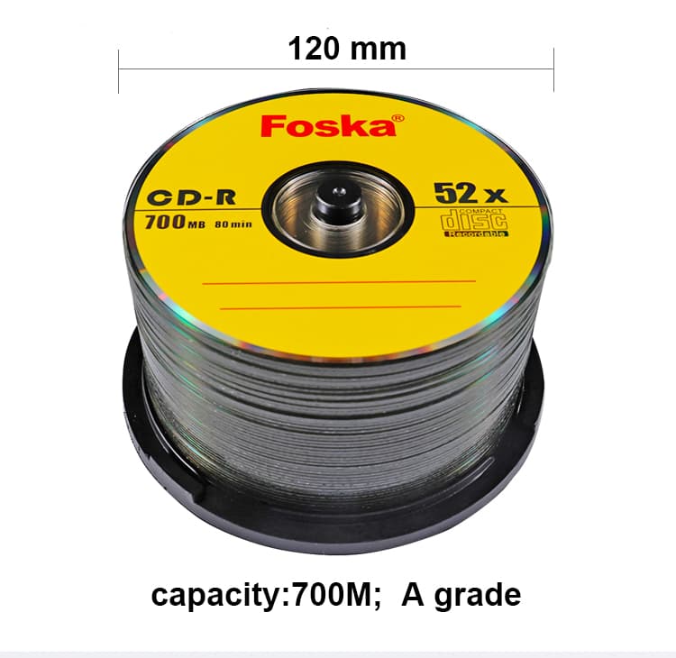 CD-R 700MB 52X 80mins Printable Blank Cd