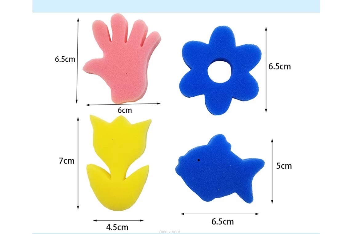 Kids Cute Art DIY Graffiti Sponge Stamp