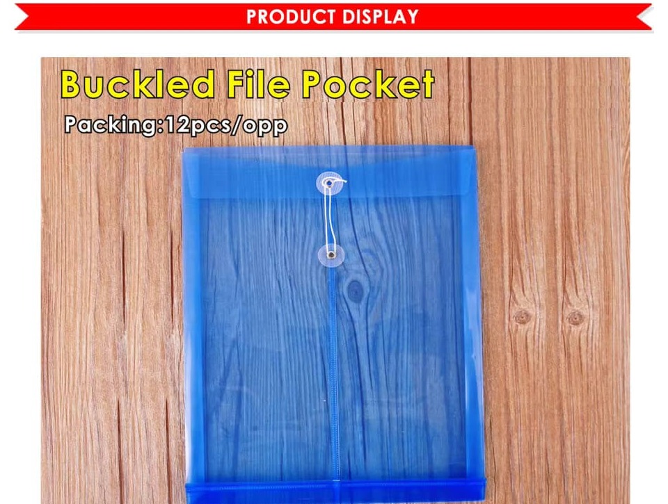 Clear color document bag 