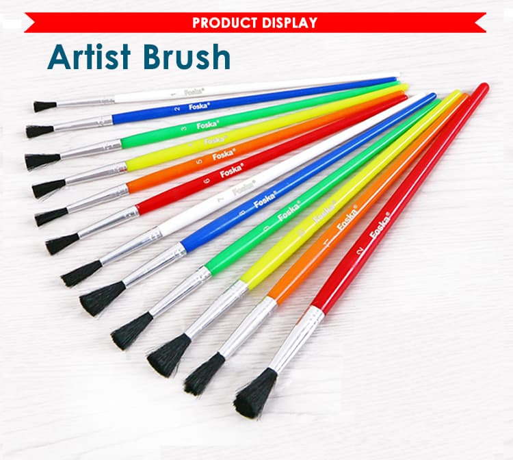 12-piece artist brush set