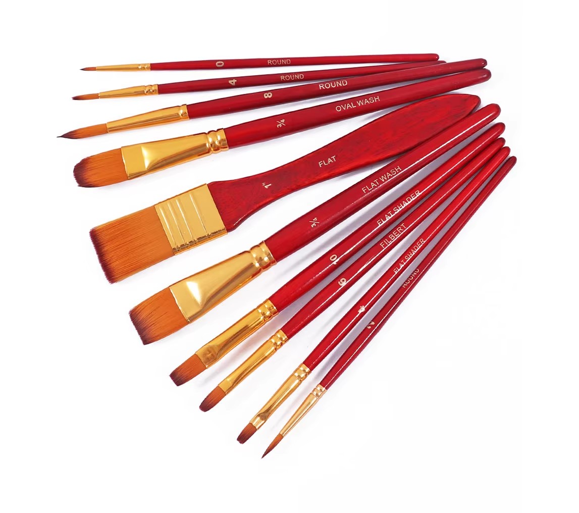 artist brush set for painting 