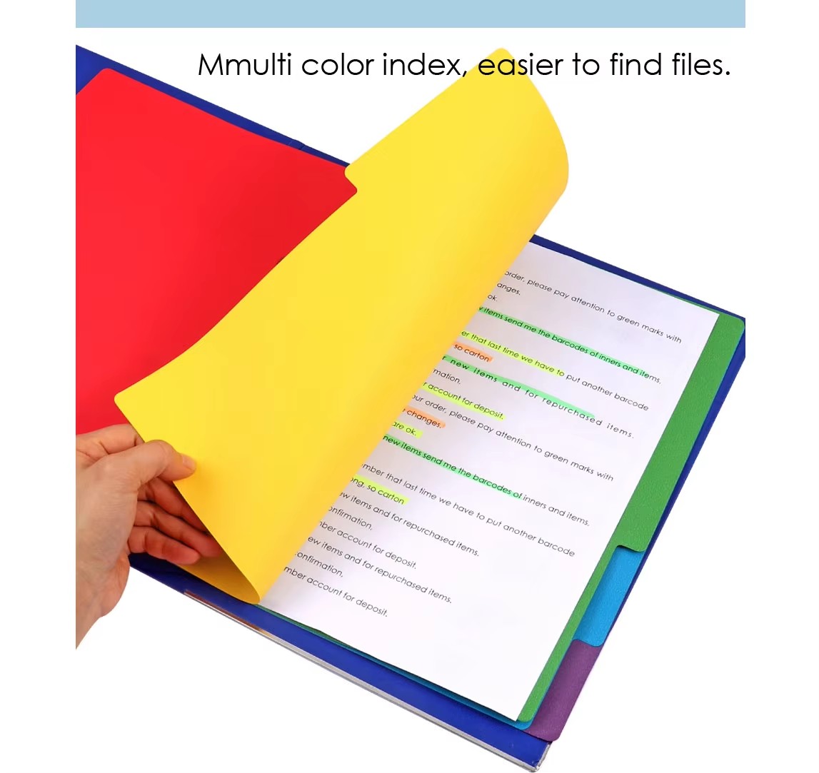 A4 paper index file