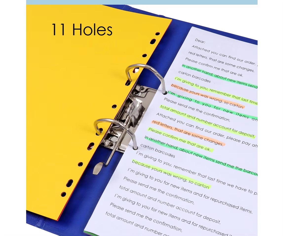 paper file tab index divider