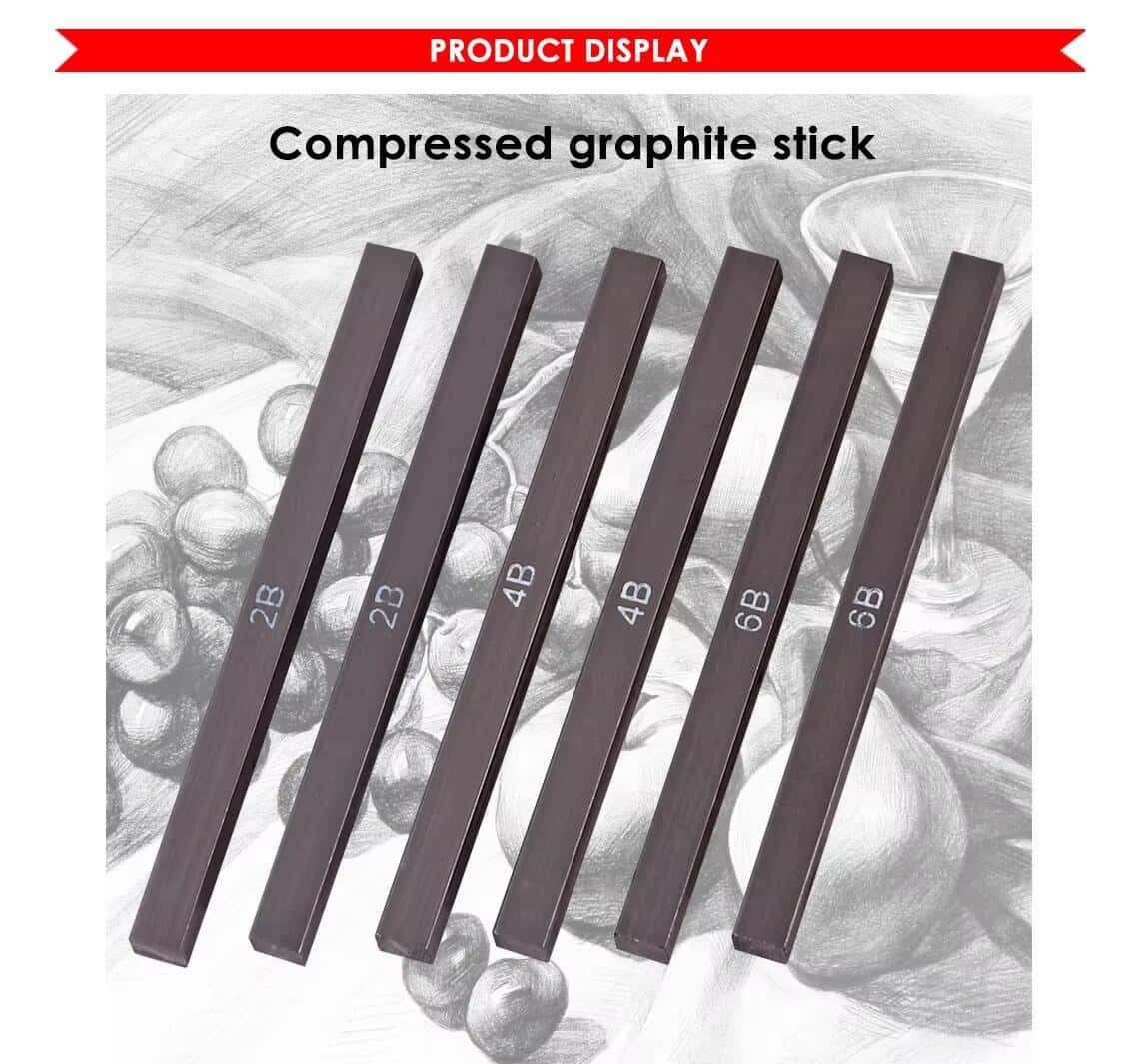 Compressed Sketch Graphite Stick