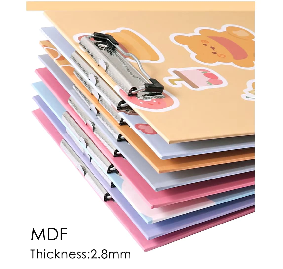 MDF A4 Cute Clip Board