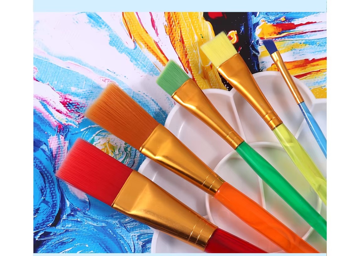 Plastic Handle Artist Brush 