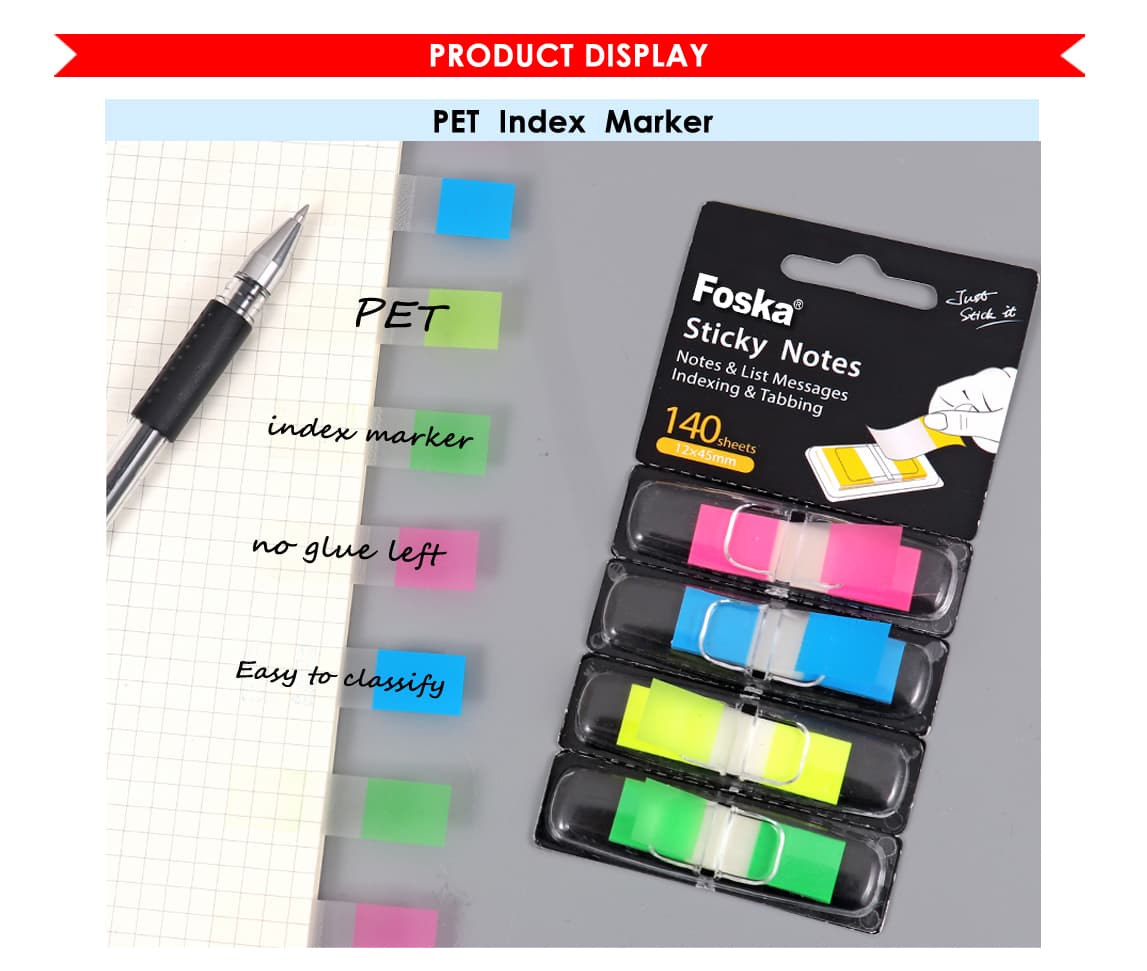 Multicolour Sticky Note Tabs