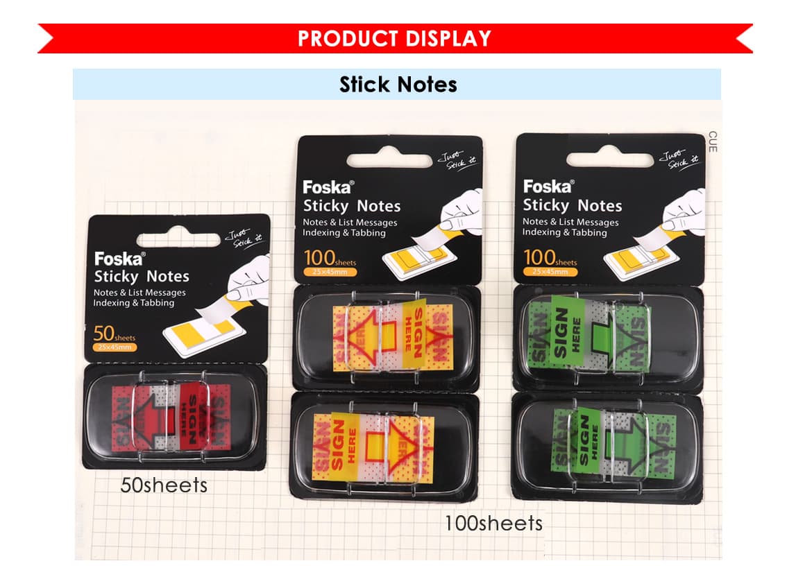 Multicolour Sticky Note Tabs