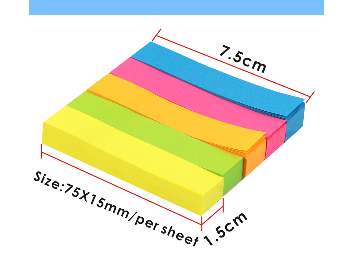 Adhesive sticky notes for office