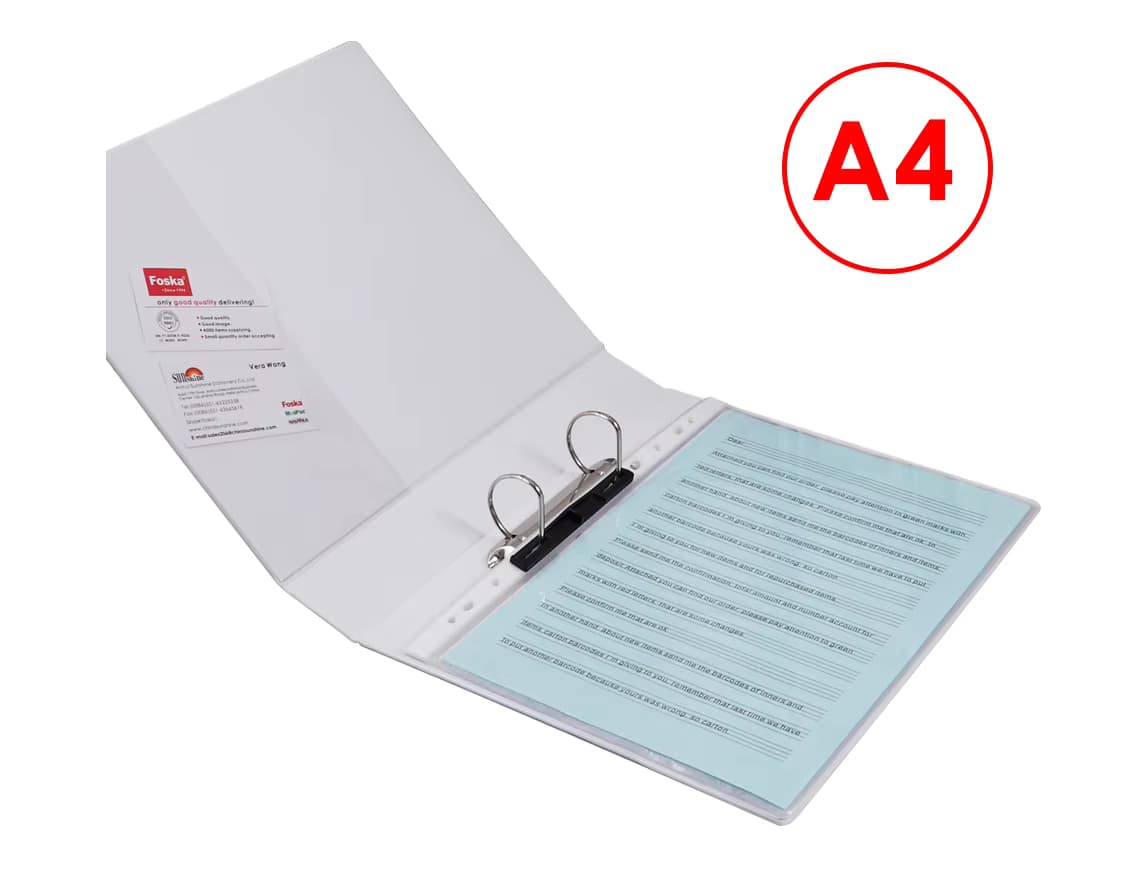 A4 PVC Ring Binder 