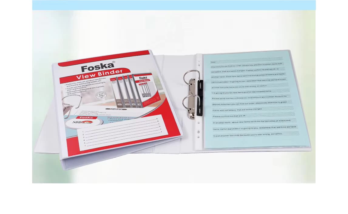 Classic 2 D rings PVC binder
