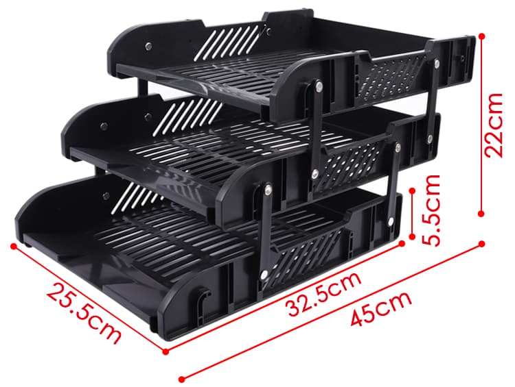 plastic file tray