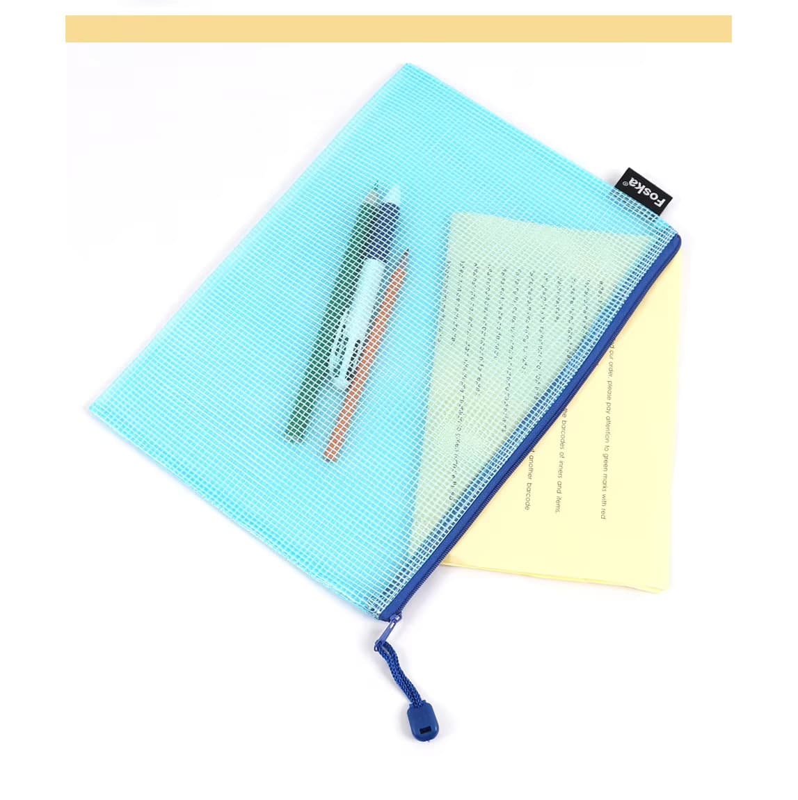 High quality mesh zipper bag