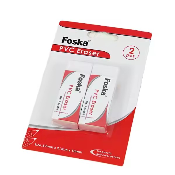 White Soft PVC Pencil Eraser