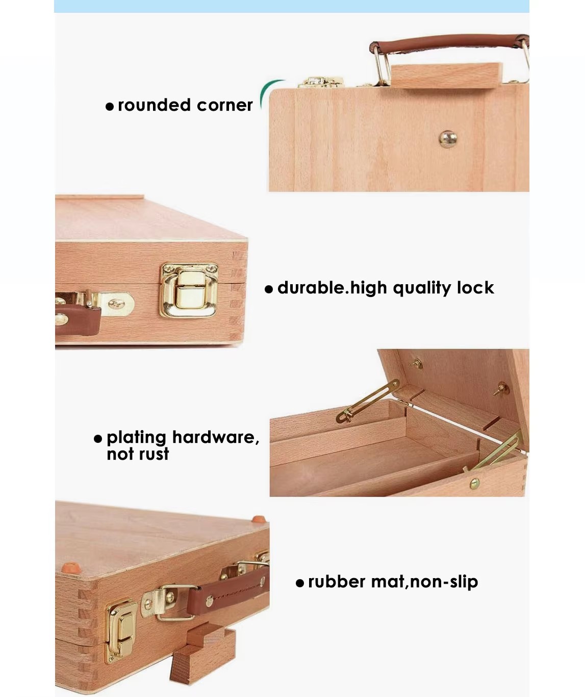 Beech Wood Portable Standing Wooden Easel Beech Wood Portable Standing Wooden Easel