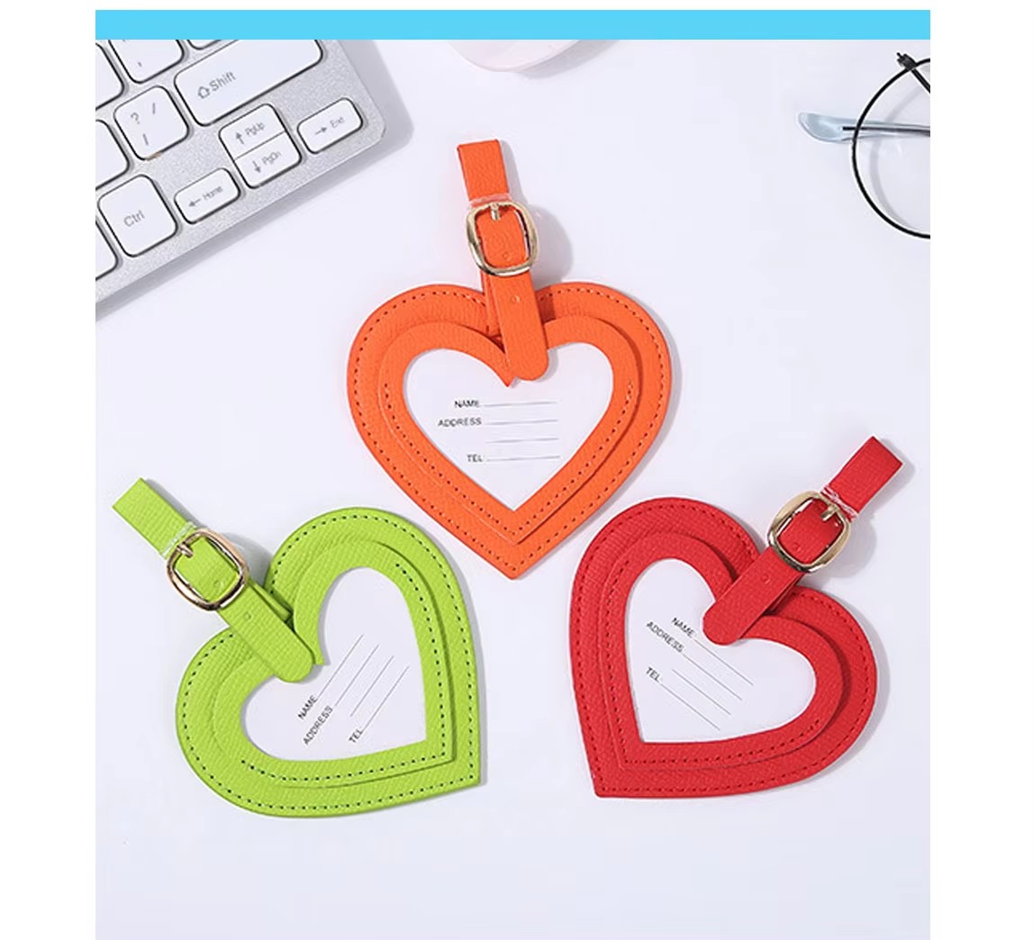 Waterproof Pu Leather Luggage Tag