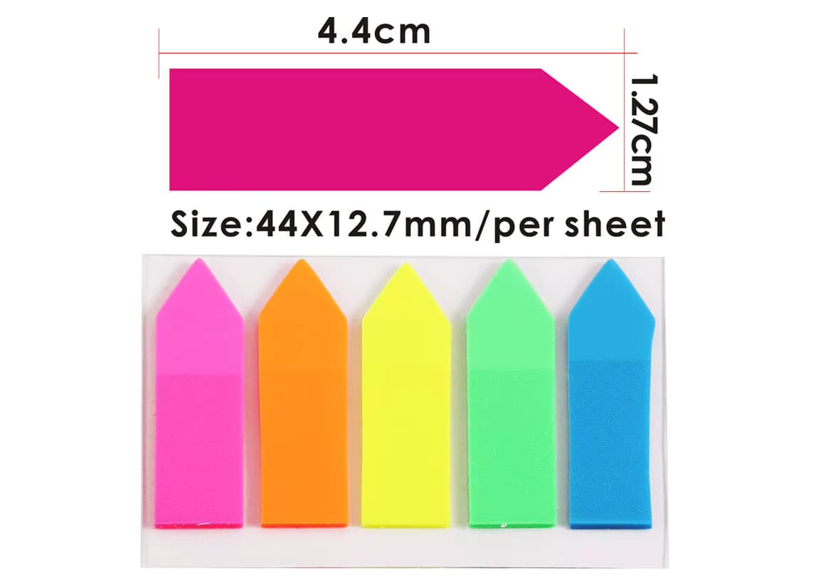 Small Adhesive PET Index Marker