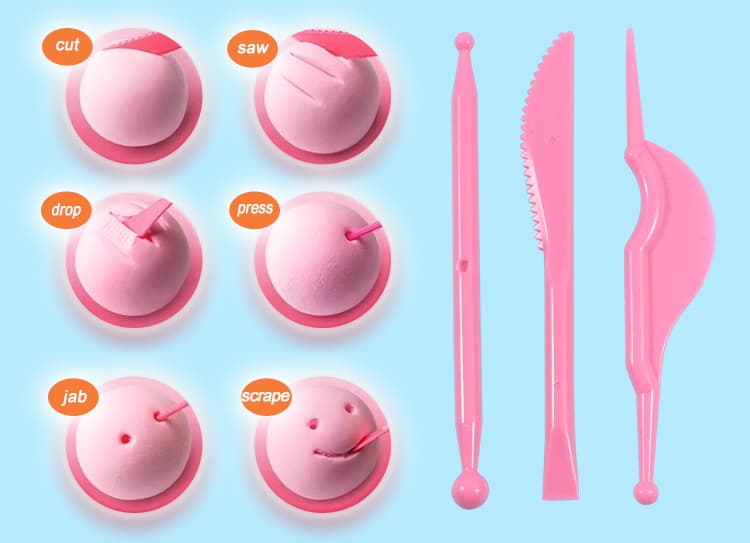 Multi Functional Clay Tools