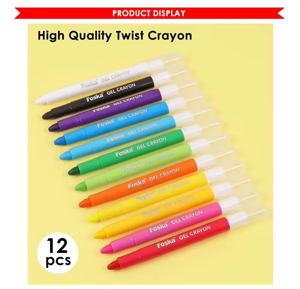 Assorted Colors Wax Crayon