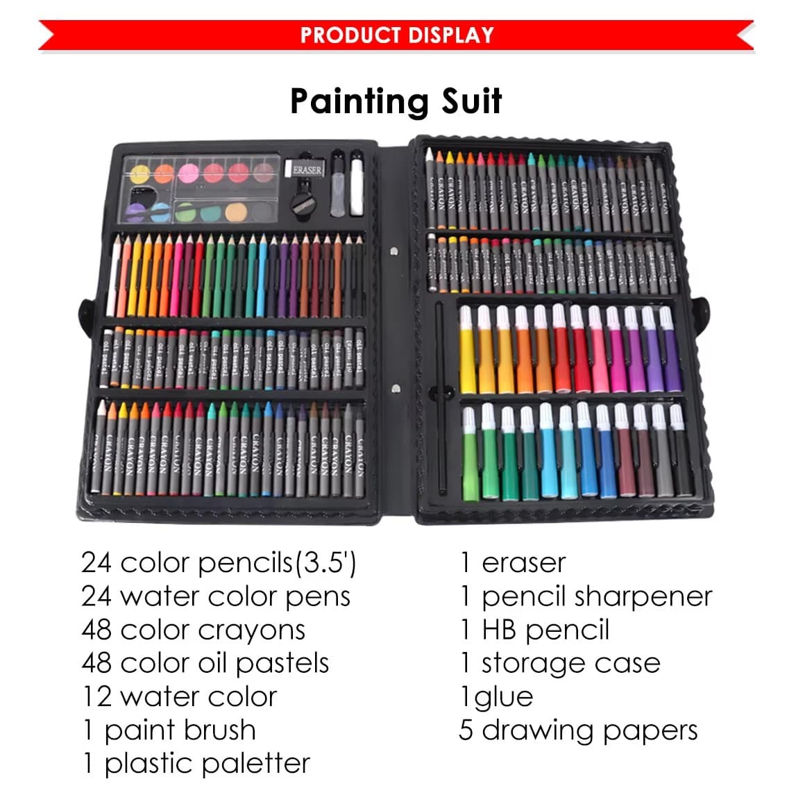 168 Pcs drawing set