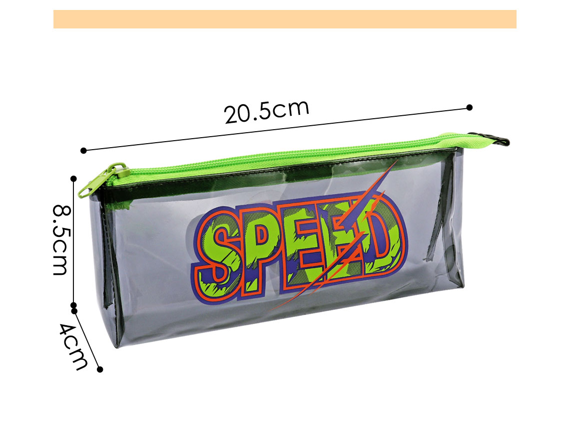 Transparent Colors Pencil Bag