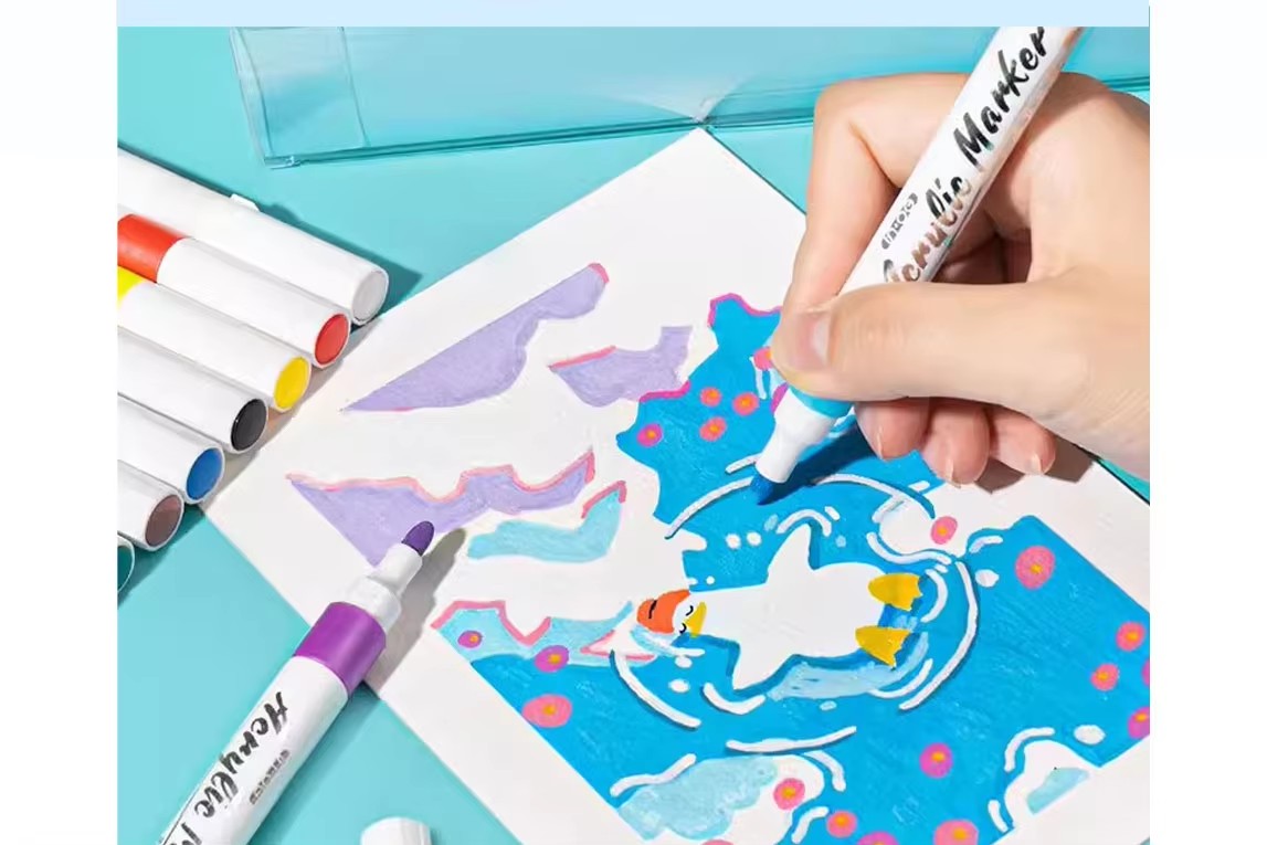 Marker Pens Drawing Set