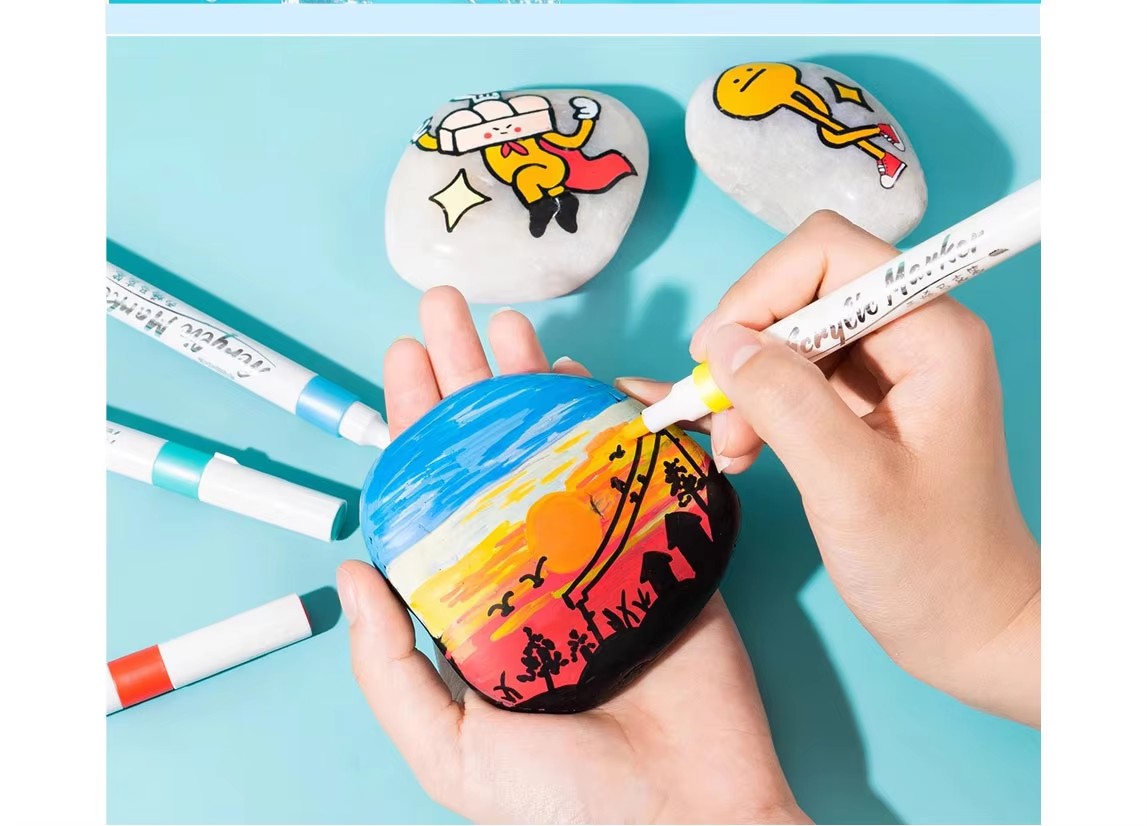 24 colors acrylic marker