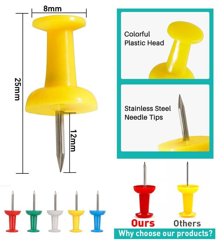 25mm push pin