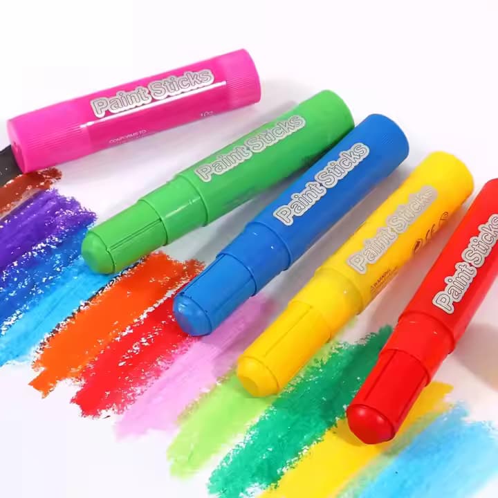 Solid Tempera Paint Crayons