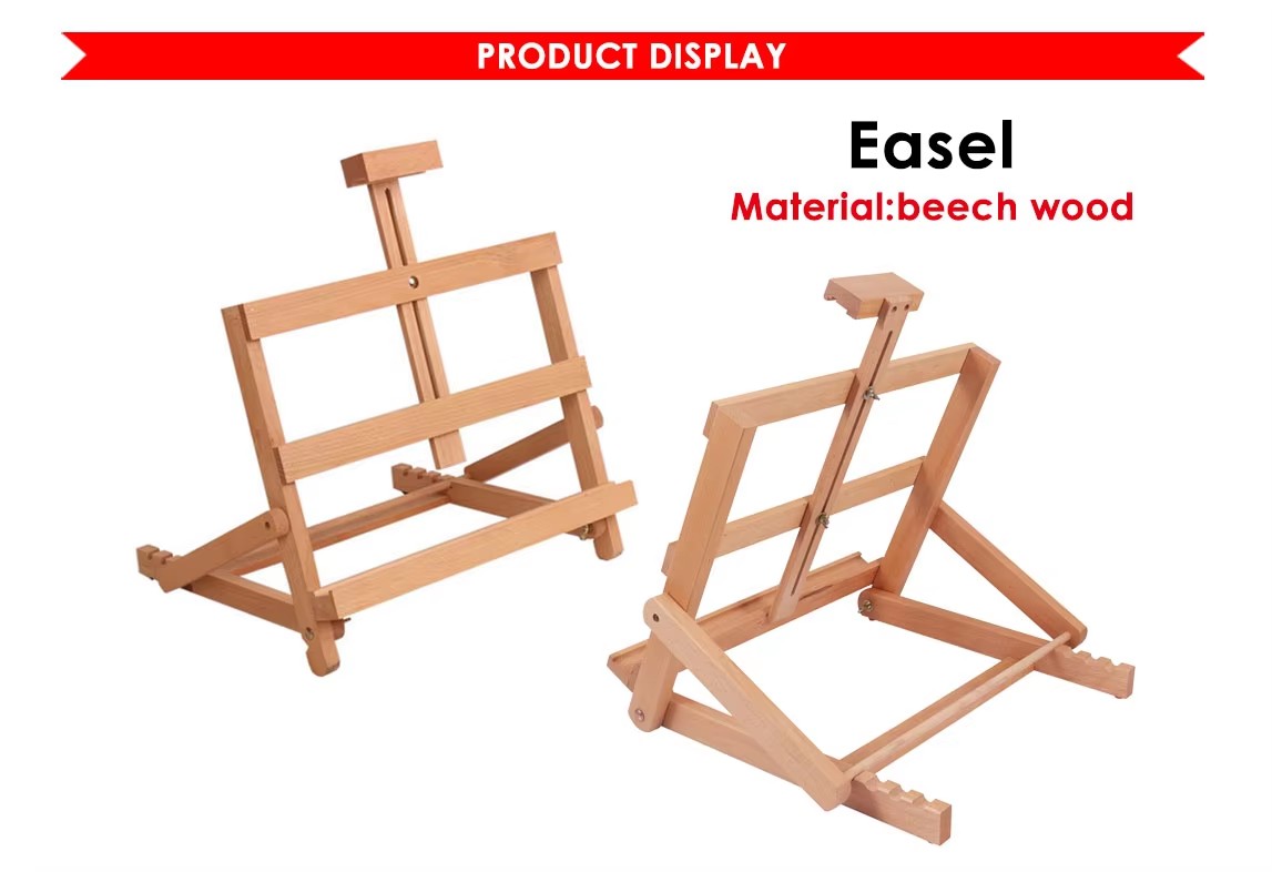 Adjustable Beech Wood Artist Easel
