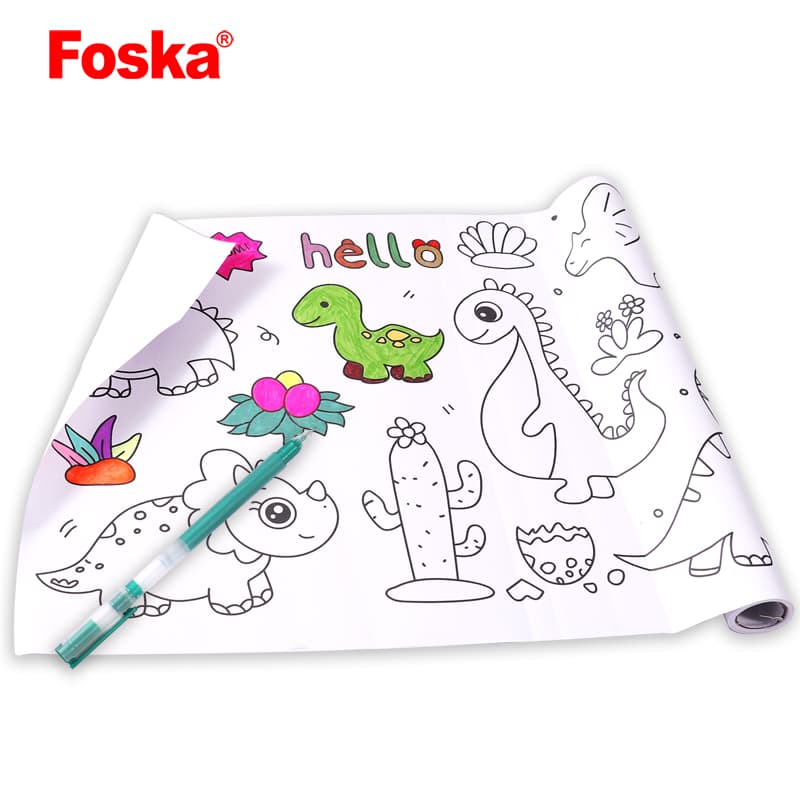 Cartoon Paiting paper roll