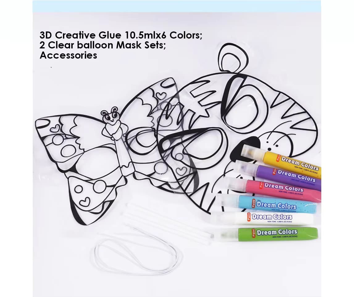 Assorted Colors Creative Glue