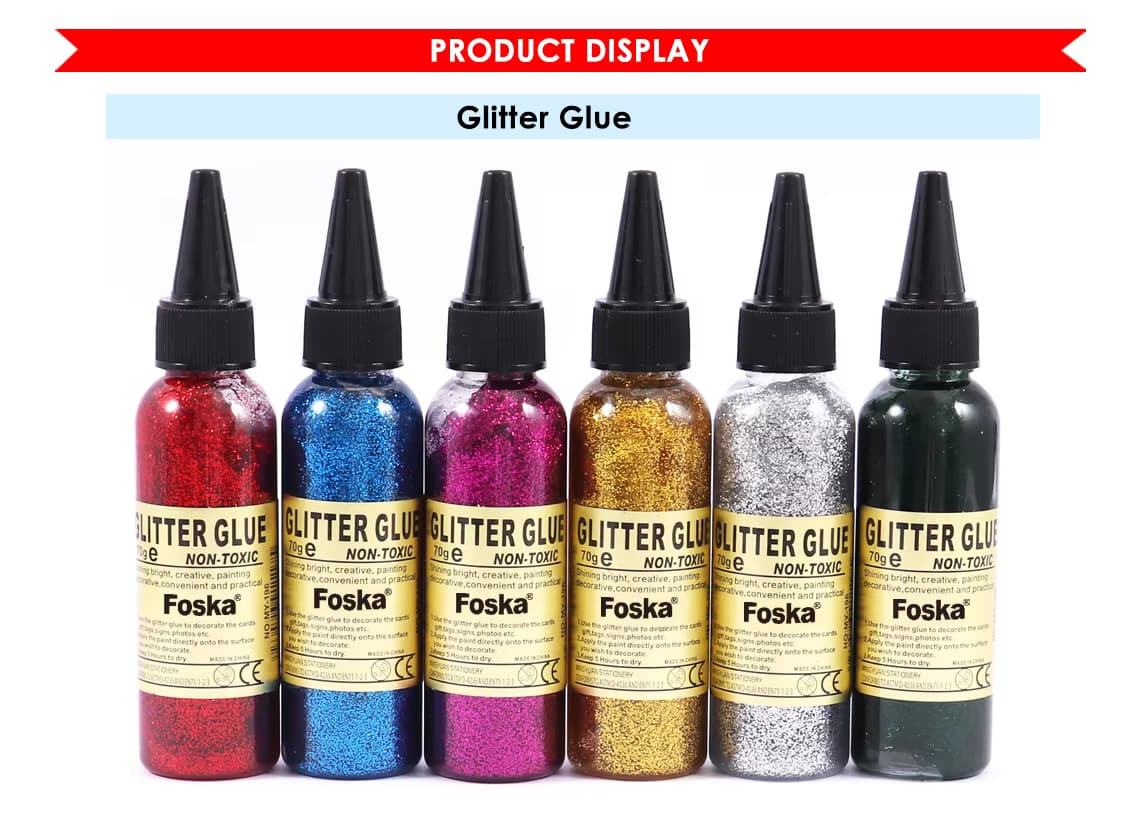 Classic Colors Glitter Glue