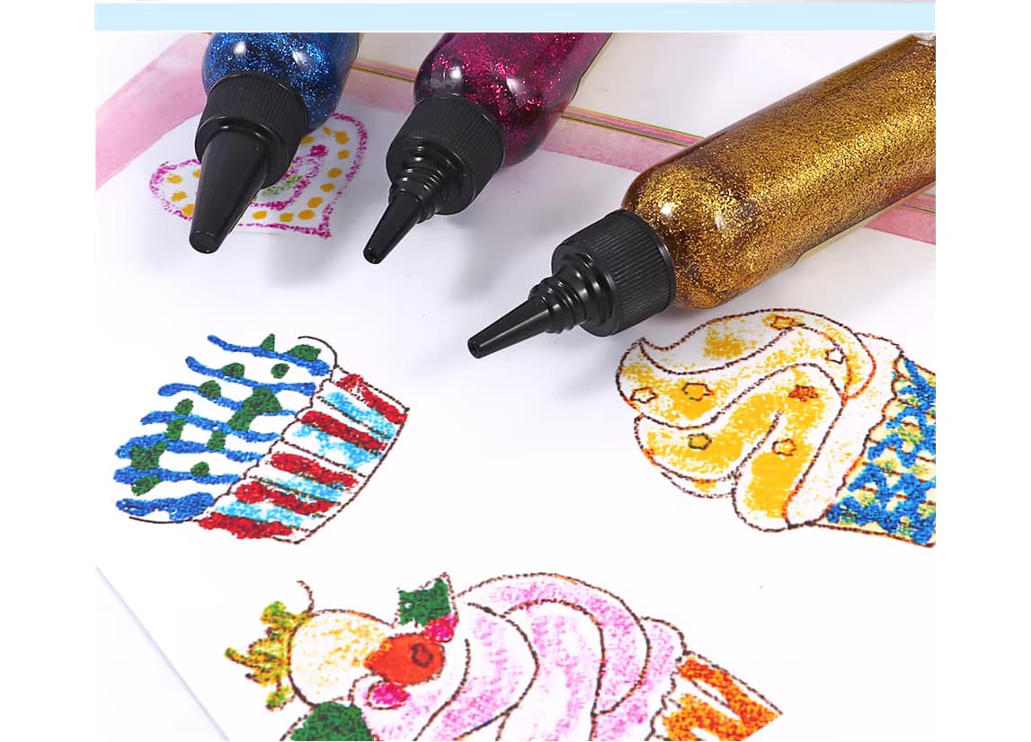 Decorative Painting Glitter Glue