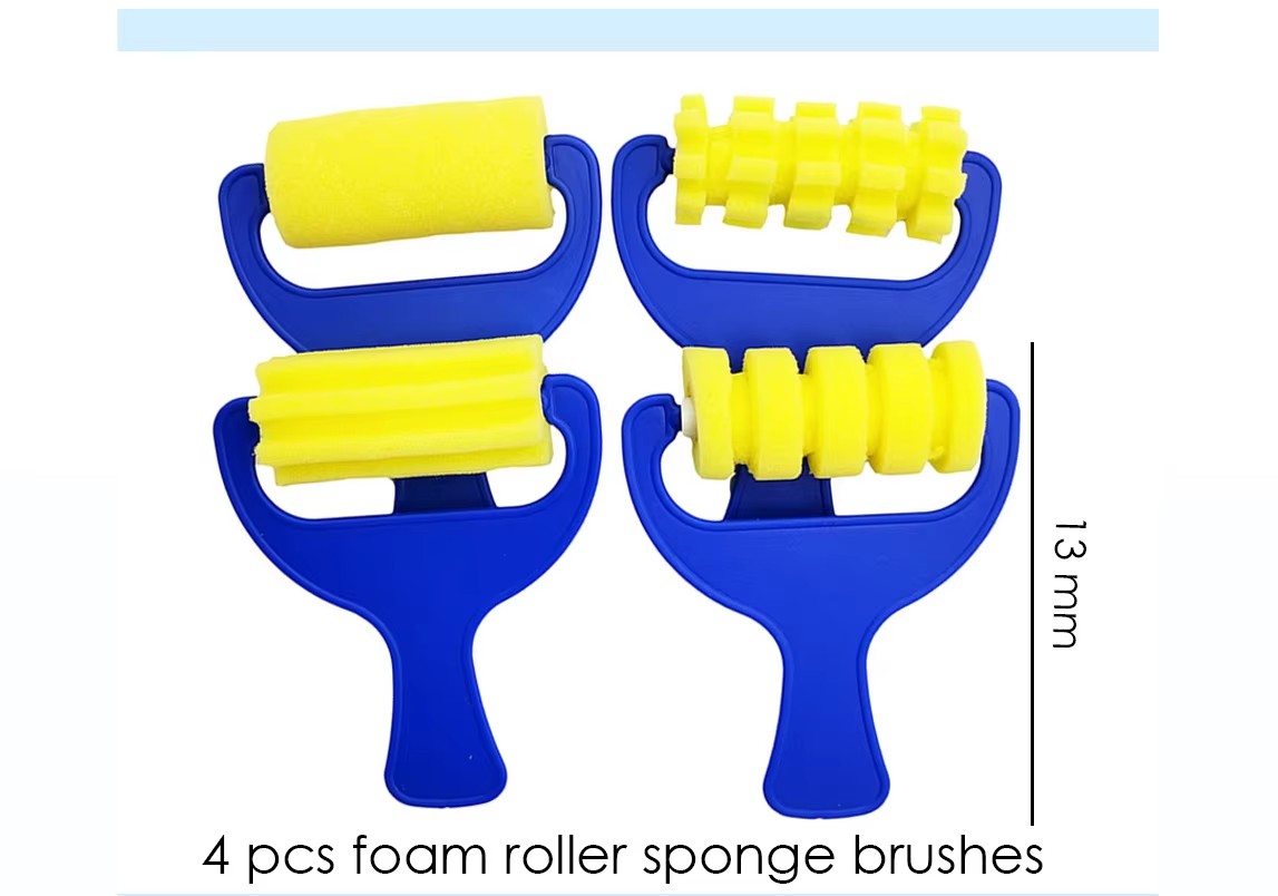 Wooden Handle Seal Sponge Brushes 