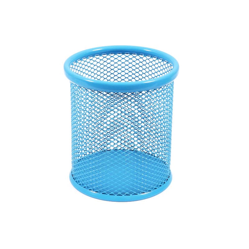 9cm Round Metal Mesh Pen Cup