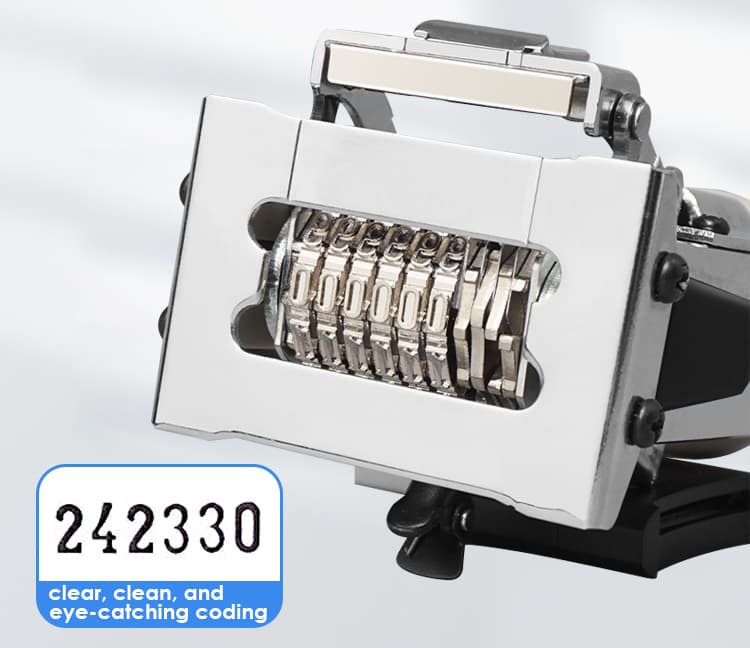 Clear Coding Numbering Machine